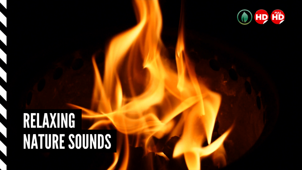 Relaxing Nature Sound Fireplace & Crackling Fire Sounds for Romantic moments and More Thumbnail