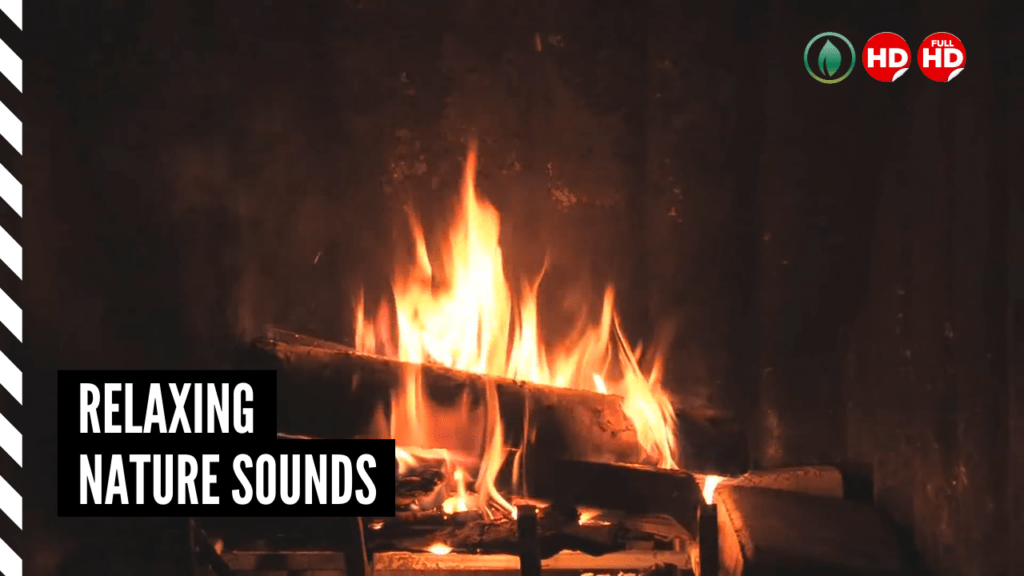 Relaxing Fireplace Sounds, Burning Fireplace & Crackling Fire Sounds Thumbnail